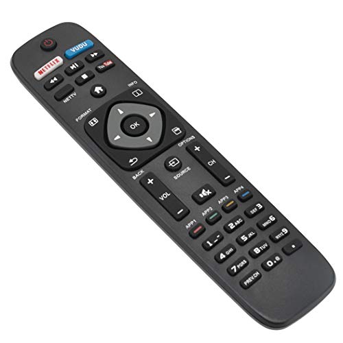 New Replace Remote Applicable for Philips TV 28PFL4609/F7 28PFL4909/F7 32PFL4609/F7 32PFL4909/F7 40PFL4609/F7 40PFL4909/F7 43PFL4609/F7 43PFL4909/F7 49PFL4609/F7 49PFL4909/F7 55PFL4909/F7 58PFL4609/F7