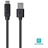 Monoprice USB C to USB A 2.0 Cable - 4 Meters (13.1 Feet) - Black | Fast Charging, High Speed, 480Mbps, 3A, 26AWG, Type C, Compatible with Samsung Galaxy and More - Essentials Series