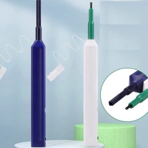 Enajucy 2pcs Fiber Optic Cleaner - for 1.25mmLC/MU 2.5mm SC/F C/STE2000 Glass Fiber Cleaning Pen - for Fiber Optic Connectors Cleaning