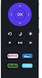 Remote Compatible with All ONN Roku TV with Disney Plus Netflix VUDU HULU