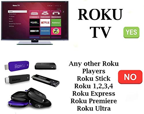 Remote Compatible with All ONN Roku TV with Disney Plus Netflix VUDU HULU