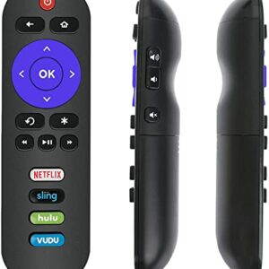 TCL/Roku TV Replacement Remote RC280 w/Volume Control Button (Renewed)