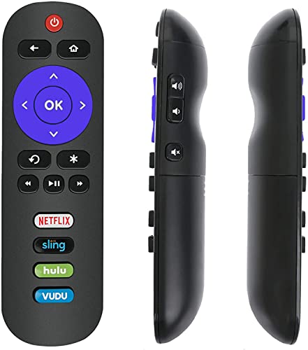 TCL/Roku TV Replacement Remote RC280 w/Volume Control Button (Renewed)