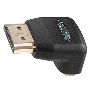 Twisted Veins HDMI 90 & 270 Degree, 4-Pack, Right Angle Adapters/Connectors, Supports HDMI 2.0b 4K 60hz HDR