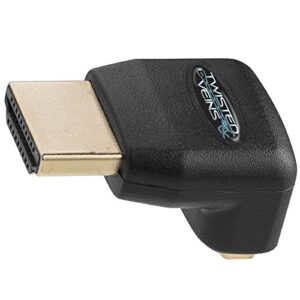 Twisted Veins HDMI 90 & 270 Degree, 4-Pack, Right Angle Adapters/Connectors, Supports HDMI 2.0b 4K 60hz HDR