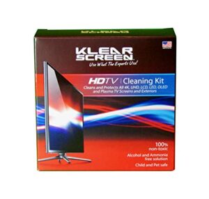 klear screen large tv cleaning screen cleaner for tvs, gaming monitors, lcd, led, oled, led, made in the usa
