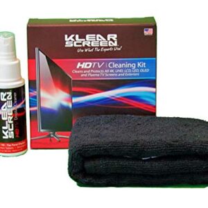 Klear Screen Large TV Cleaning Screen Cleaner for Tvs, Gaming Monitors, LCD, LED, OLED, LED, Made in The USA