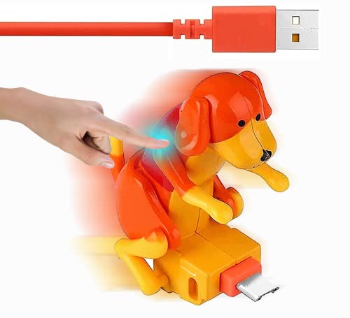 HIKATOP Funny Electronic Dog Data line, Dog Toy Smartphone USB Cable Charger,for Phone Android Type-C Various Models Phones.Spoof Toy Data Cable