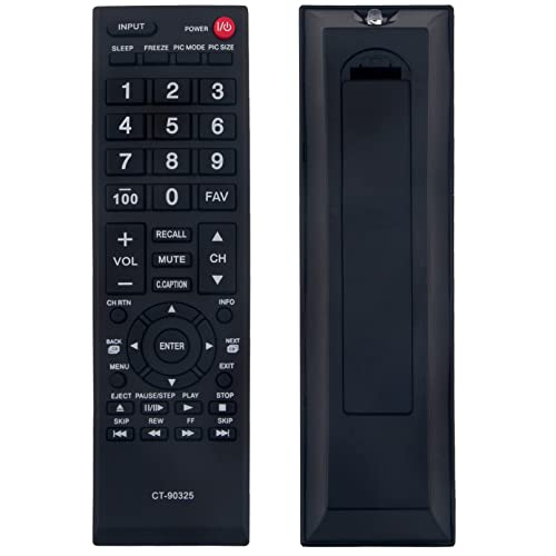 New CT-90325 Remote Compatible with Toshiba TV 40E200UM 40E210U 40E220U 40FT1 40FT1U 40FT2U 40FT2U1 40SL412 40SL412U 46G310U 46SL412U 55G310U 55G310U1 55HT1 55HT1U 22AV600U 19AV600U 32E200U