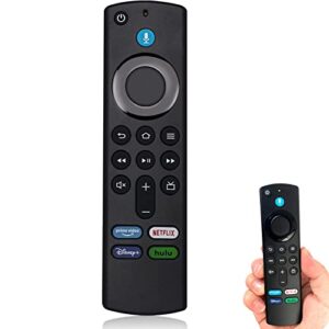 replacement voice remote control 3rd gen fit for amazon fire tv stick (4k, lite), fire tv stick (2nd,3rd gen), fire tv cube (1st, 2nd gen), fire tv (3rd gen)
