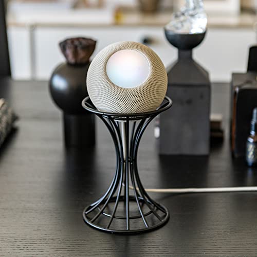 HeyMoonTong Smart Speaker Table Stand - Decorative Holder for Apple Homepod Mini,Echo Dot 5th / 4th Gen,Echo Glow and Google Home Mini/Nest Mini,Beautiful Desktop Decoration for Office/Room