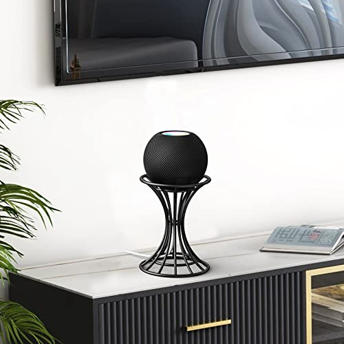 HeyMoonTong Smart Speaker Table Stand - Decorative Holder for Apple Homepod Mini,Echo Dot 5th / 4th Gen,Echo Glow and Google Home Mini/Nest Mini,Beautiful Desktop Decoration for Office/Room