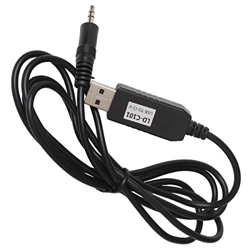 BQLZR USB CI-V CAT Cable for CT-17 IC-275 IC-756Pro Shortwave Radio Works with Ct-17 Compatible Radios and Transceivers