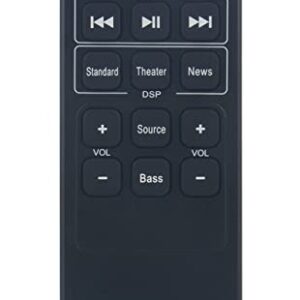 RMT-HSB318 Replacd Remote Control fit for Insignia NS-HSB318 Soundbar Home Theater Speaker