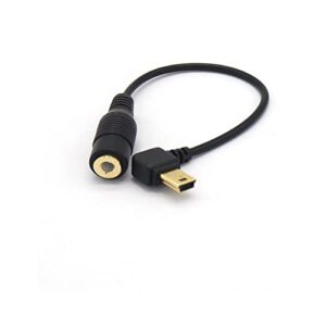 GuangMaoBo 10Pin Mini USB to 3.5mm Microphone Mic Adapter Cable Cord for Gopro Hero 4/3/3+ Camera Mini USB Plu