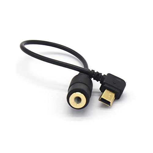 GuangMaoBo 10Pin Mini USB to 3.5mm Microphone Mic Adapter Cable Cord for Gopro Hero 4/3/3+ Camera Mini USB Plu