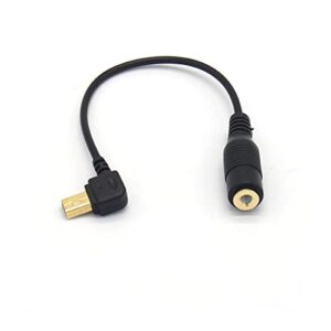 GuangMaoBo 10Pin Mini USB to 3.5mm Microphone Mic Adapter Cable Cord for Gopro Hero 4/3/3+ Camera Mini USB Plu