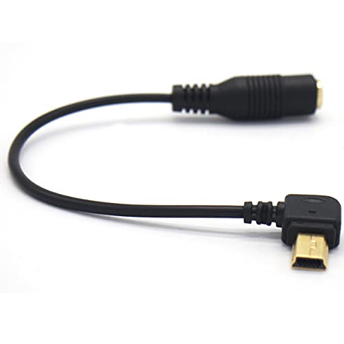 GuangMaoBo 10Pin Mini USB to 3.5mm Microphone Mic Adapter Cable Cord for Gopro Hero 4/3/3+ Camera Mini USB Plu