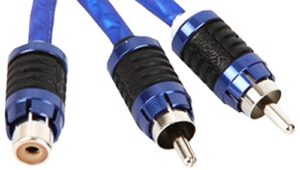 stinger si62ym 2-channel 6000 series audiophile grade rca y-adapter cable