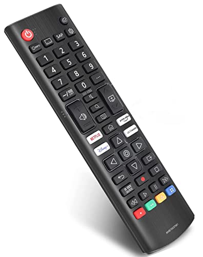 Universal Remote Control for LG-TV-Remote, Compatible with LG UHD OLED QNED 4K 8K Smart TV AKB75375604 AKB75095307 AKB76037601 AKB76037603 AKB76040302 with Disney, Netflix, Prime Video, LG Channels