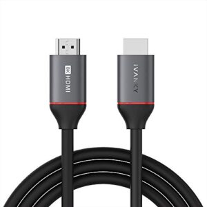ivanky 8k hdmi 2.1 cable 10ft/3m, certified high speed hdmi 2.1 cable, 4k@120hz 8k@60hz 48gbps 144hz, 7680p, dts:x, earc, hdr, for roku tv/ps4 5/xbox series x