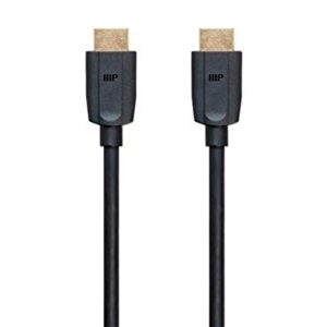 Monoprice Ultra 8K High Speed HDMI Cable - 3 Feet - Black (5-Pack) 48Gbps, 8K, Dynamic HDR, eARC, UHDTV, AMD FreeSync - DynamicView (139482)