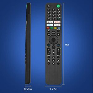 RMF-TX520U MG3-TX520U Remote Control for Sony Smart TV Bravia Models KD43X80J KD43X85J KD50X80J KD50X85J KD55X79J KD55X80CJ XR50X90J XR50X94J XR55A80J XR55A84J XR55A90J XR55X90J XR55X94J