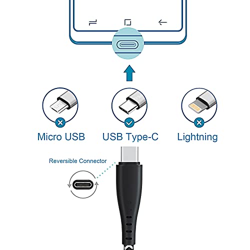 Long USB C Charger Cable 10ft+6ft Charging Cord for Samsung Galaxy S21 S23 S22 S20 Plus Ultra FE A23 A14 5G/Z Fold 3/Note 10 20 A13 A21,Tab A7 10.4"/A7 Lite 8.7"/A 10.1”2019/T-mobile Revvl 6/6 Pro 5G