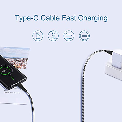 Long USB C Charger Cable 10ft+6ft Charging Cord for Samsung Galaxy S21 S23 S22 S20 Plus Ultra FE A23 A14 5G/Z Fold 3/Note 10 20 A13 A21,Tab A7 10.4"/A7 Lite 8.7"/A 10.1”2019/T-mobile Revvl 6/6 Pro 5G