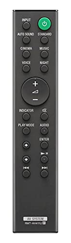 RMT-AH411U Remote Control Replacement for Sony Sound Bar (Sony AV System)