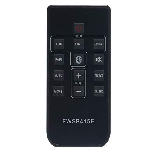 Replacement Remote Control Applicable for Sanyo Soundbar FWSB415E WIR113001-FA0