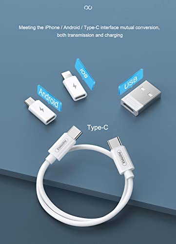 KTOL USB Cable Card,Multi-Function Portable USB Adapter Card Storage Set,60W Fast Charge,USB-C/USB-A/Micro-USB/Charging Cable Kit,Sim Card Tray Eject Pin,Hidden Bracke(excluding Micro SD Cards) Blue