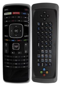 universal xrt300 remote control with keyboard replacement for all vizio tv m320sr m420sr m470nv m550nv m470vse m650vse m550vse m3d460sr e3d320vx d500i-b1 d650i-b2 e231i-b1 with amazon netflix vudu app
