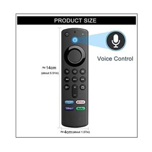 KONROBIN L5B83G Voice Replacement Remote Control (3rd Gen) Compatible with TV Controls,KONROBIN for Amazon Fire TV Stick (2nd Gen,3rd Gen,Lite,4K), Fire TV Cube (1st Gen and Later),Fire TV (3rd Gen)