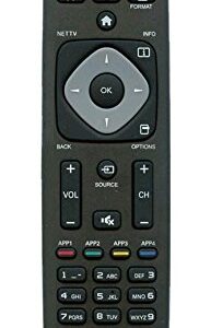 Universal Remote Control for Philips TV, Remote Replacement for All Philips LCD LED 4K UHD Smart TV