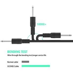 SCOVEE USB DC Charger,Rechargeable DC Charger Cord,Replacement DC Charging Cable,2.5mm Fast Charger Adapter Cord- 3ft