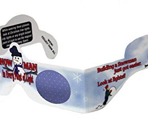 3D Christmas Glasses - 10 Pack Holiday Specs - Hologram Holiday Images