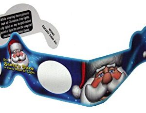 3D Christmas Glasses - 10 Pack Holiday Specs - Hologram Holiday Images