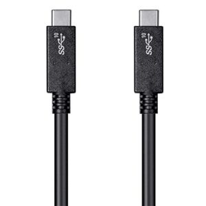 monoprice 3.1 usb-c to usb-c gen 2 – 1 meter (3.3ft) 5a, 10 gbps, for pc, samsung galaxy s9 s8 note 8, pixel, lg v30 g6 g5, nintendo switch, and more