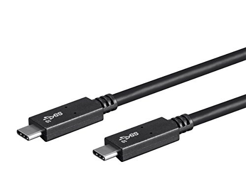 Monoprice 3.1 USB-C to USB-C Gen 2 - 1 Meter (3.3ft) 5A, 10 Gbps, For PC, Samsung Galaxy S9 S8 Note 8, Pixel, LG V30 G6 G5, Nintendo Switch, and more