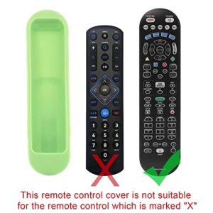 CHUNGHOP Protective Silicone Remote Case Compatible with Spectrum TV UR5U-8790L UR5U-8780L Remote, Anti-Slip, Shockproof, Skin-Friendly(Glow in Dark Green)