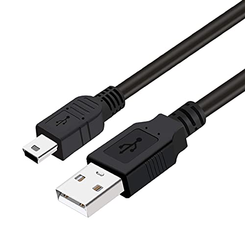 SAITECH IT 3 Pack USB 2.0 A to Mini 5 pin B Cable for External HDDS/Camera/Card Readers/MP3 Player/GPS Receiver-Black -35cm(1 feet)