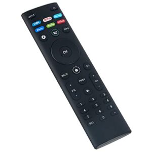 xrt140l xrt140 replace remote control fit for vizio tv d32f4-j01 d24f4-j01 d40f-j09 d43f-j04 d24f-j09 d24h-j09 d32f-j04 d32h-j09 oled55-h1 with vdu netflx p-video disny hlu rdbox button key