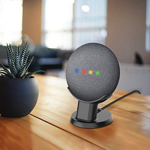 SPORTLINK Pedestal for Nest Mini (2nd Gen) and Google Home Mini (1st Generation) Improves Sound Visibility and Appearance - A Must Have Mount Holder Stand for Nest Mini (2nd Gen)/ Home Mini (2 Pack)