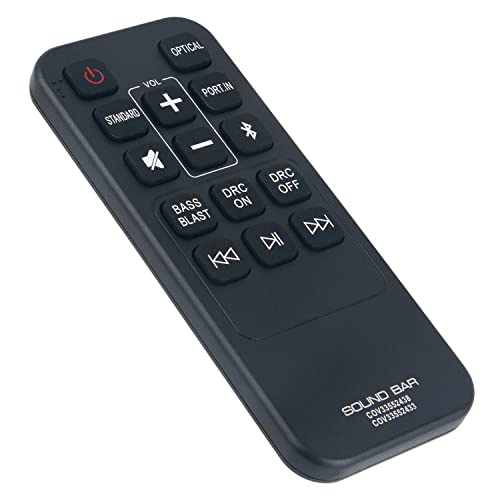 COV33552438 COV33552433 Replacement Remote Control Applicable for LG 2.0 Channel Compact Sound Bar SK1