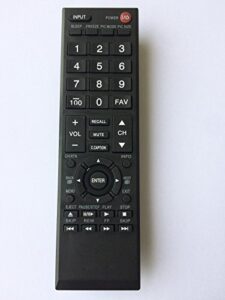 replacement remote control for toshiba 32l1400u 39l1350u 40e220u 40l1400u 49l310u 42xv540 55g310u lcd hdtv