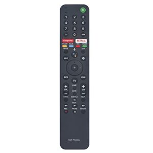 rmf-tx500u replace remote control fit for sony tv bravia xbr-55a8h xbr-65a8h xbr-55x950g xbr-65x950g xbr-75x950g xbr-85x950g kd-75x750h kd-55x750h kd-65x750h xbr-43x800h xbr-49x800h xbr-49x950h