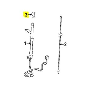 Antenna Ornament Base Grommet Bezel - for 07-14 Toyota FJ Cruiser Truck Accessories - Mount Radio Mast Replaces OEM Replacement Parts 86392-35031 - Best for AM/FM Antennas Stereo Receiver Repair Kit