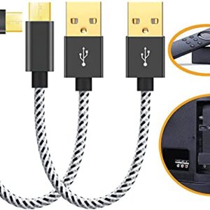 USB Cable for Fire Stick, Micro USB Power Cable for Amazon Fire Stick, Power up Your Fire Stick from Your TV's USB Port, Chromecast, Roku Stick, TiVo Stream 4K, 2 Pack