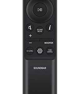 Replace Remote Control fit for Samsung Sound bar Q-Series 2022 Model HW-Q800B/ZA HW-Q700B/ZA HW-Q910B/ZA HW-Q990B/ZA HW-Q990B HW-Q700B HW-Q6CB HW-Q600B HW-Q67CB HW-Q60B HW-Q935B HW-Q810B HW-Q710B